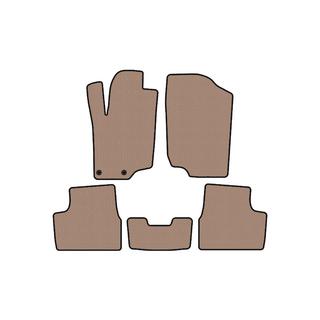 Gummimattor Carsuit (HB, 5-dörrars, beige) Peugeot 207 2006–2014 foto 1