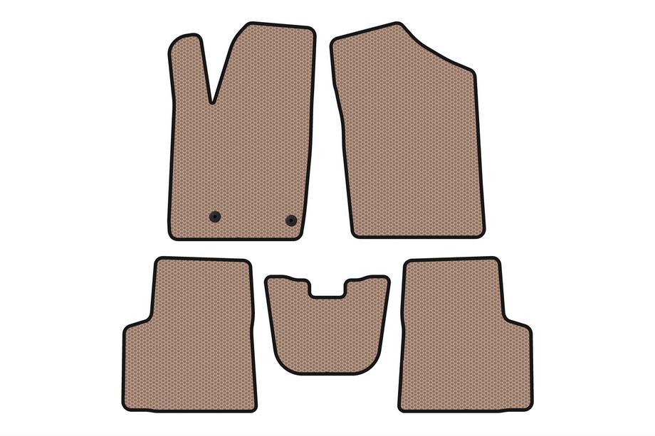 Peugeot Partner 1996–2008 Gummimattor Carsuit (Beige) Image