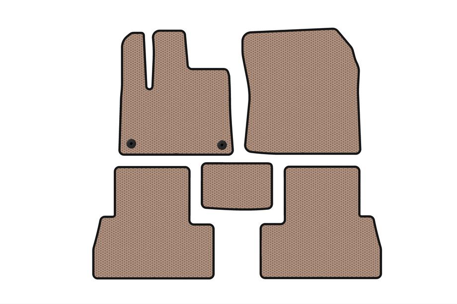 Peugeot Partner/Rifter 2019– Gummimattor Carsuit (lång hjulbas, beige) Image