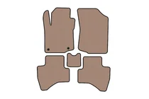 Peugeot 107 2005–2014 Gummimattor Carsuit (HB, beige) foto 1