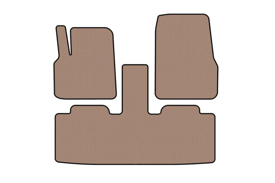 Renault Espace 2002–2014 Gummimattor Carsuit (2 rader, 7-sits, beige) Image