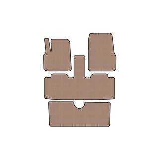 Gummimattor Carsuit (3 rader, 7-sits, beige) foto 1