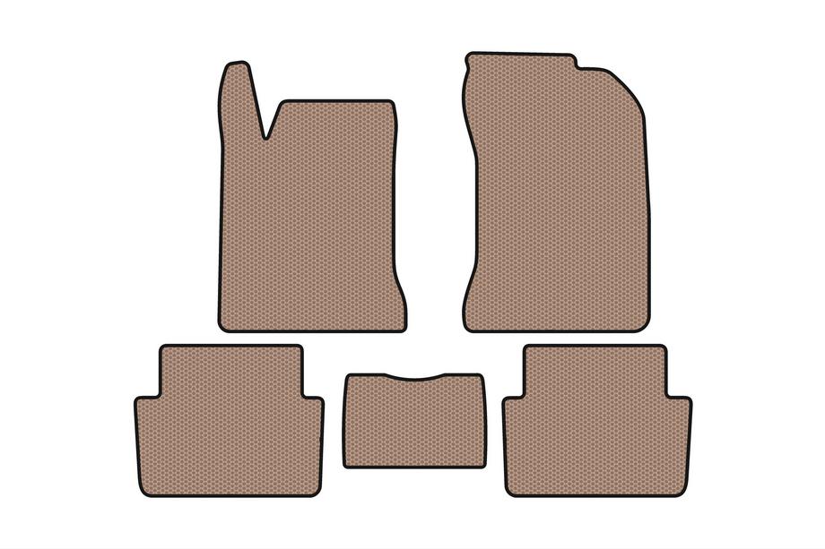 Renault Laguna 2001–2007 Gummimattor Carsuit (SW, beige) Image