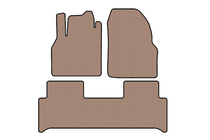 Renault Scenic/Grand 2003–2009 Gummimattor Carsuit (Beige) foto 1
