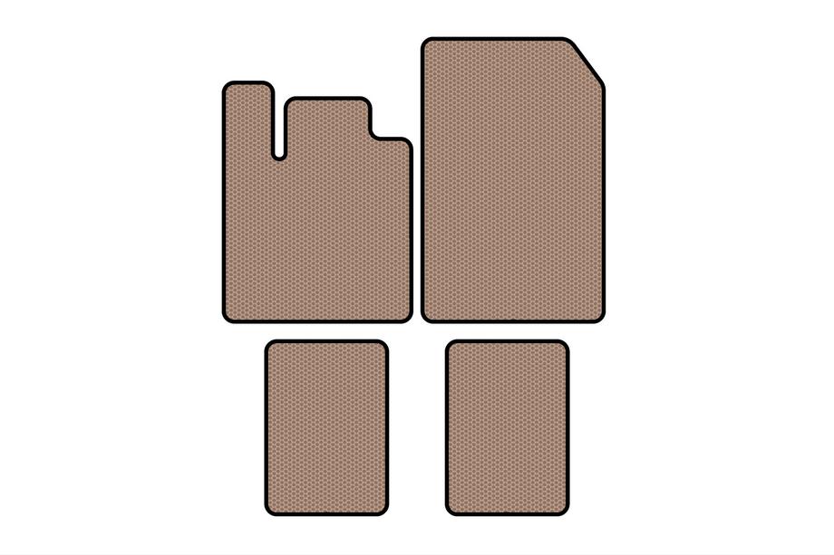 Renault Twingo 2007–2014 Gummimattor Carsuit (Beige) Image