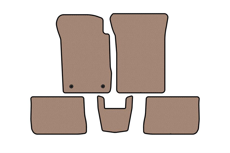 Renault Symbol 2008–2013 Gummimattor Carsuit (SD, beige) Image