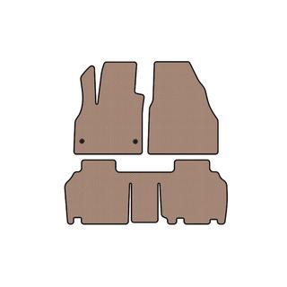 Gummimattor Carsuit (2 rader, 5-dörrars/7-sits, beige) Renault Kangoo 2008–2020 foto 1