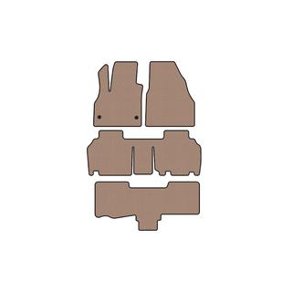 Gummimattor Carsuit (3 rader, 5-dörrars/7-sitsig, beige) Renault Kangoo 2008–2020 foto 1