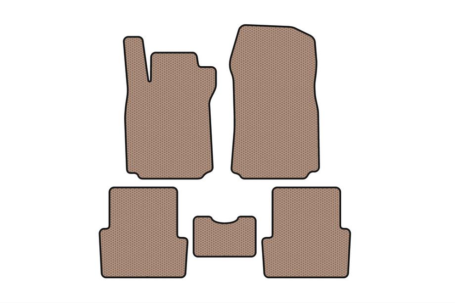 Renault Modus 2005–2012 Gummimattor Carsuit (Beige) Image