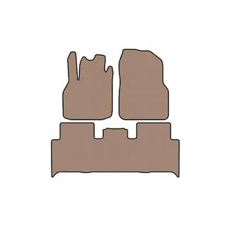 Gummimattor Carsuit (2 rader, beige) foto 1