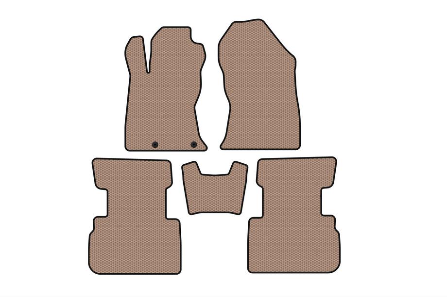 Subaru Forester 2018–2024 Gummimattor Carsuit (Beige) Image