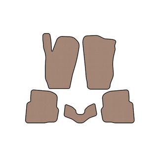 Gummimattor Carsuit (SD, beige) Seat Cordoba 2000–2009 foto 1