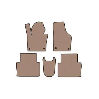 Gummimattor Carsuit (2015+, beige) foto 1