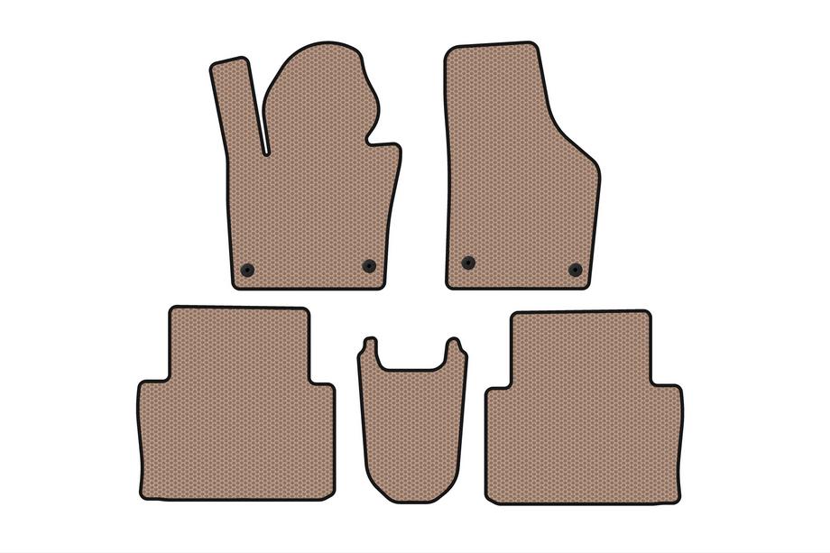 Seat Alhambra 2010– Gummimattor Carsuit (2015+, beige) Image