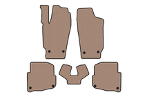 Skoda Fabia 2000–2007 Gummimattor Carsuit (SD, beige) foto 1