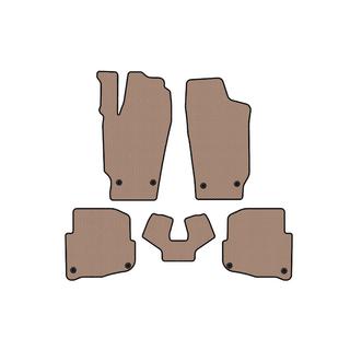 Gummimattor Carsuit (SD, beige) Skoda Fabia 2000–2007 foto 1