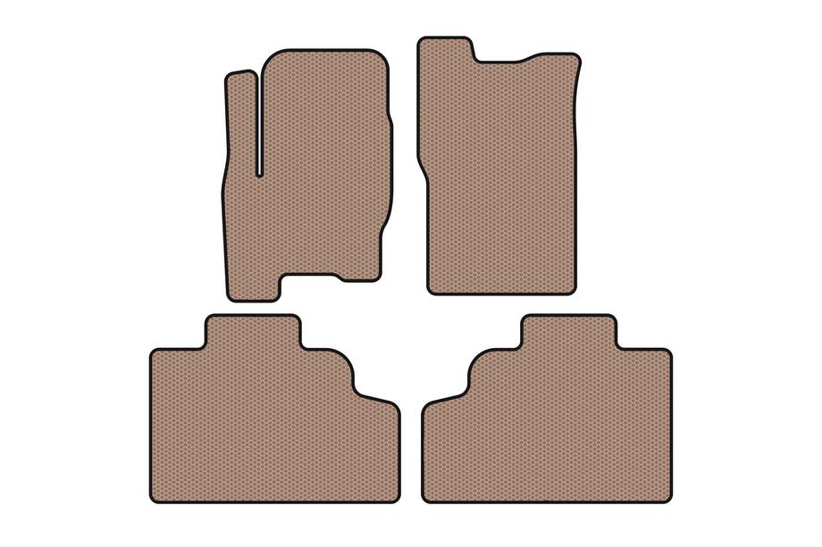 SsangYong Korando 1997–2006 Gummimattor Carsuit (Beige) Image