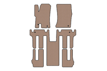 Ssang Yong Rodius Gummimattor Carsuit 2004-2008 (3 rader, beige) foto 1