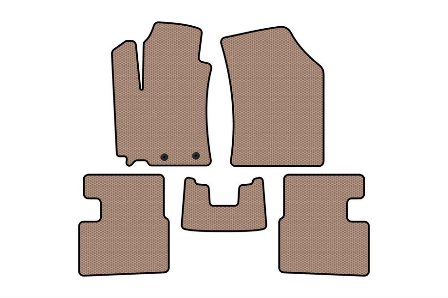 Suzuki Swift 2010–2017 Gummimattor Carsuit (HB, 5-dörrars, beige) Image