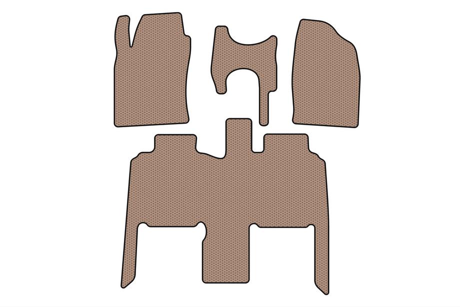 Toyota Previa 2000–2006 Gummimattor Carsuit (Beige) Image