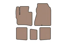Toyota IQ 2008–2015 Gummimattor Carsuit (HB, beige) foto 1