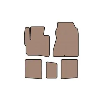 Gummimattor Carsuit (HB, beige) foto 1