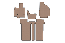 Toyota Previa 2006–2019 Gummimattor Carsuit (2 rader, 6-sits, beige) foto 1