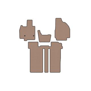 Gummimattor Carsuit (2 rader, 6-sits, beige) foto 1