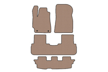 Toyota Highlander 2008–2013 Gummimattor Carsuit (2 rader, beige) foto 1