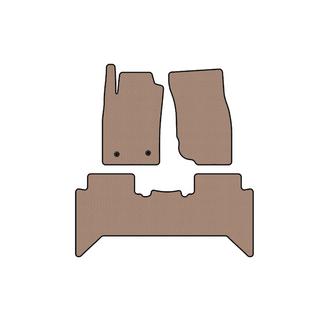 Gummimattor Carsuit V2 (Beige) Toyota Hilux 2006–2015 foto 1