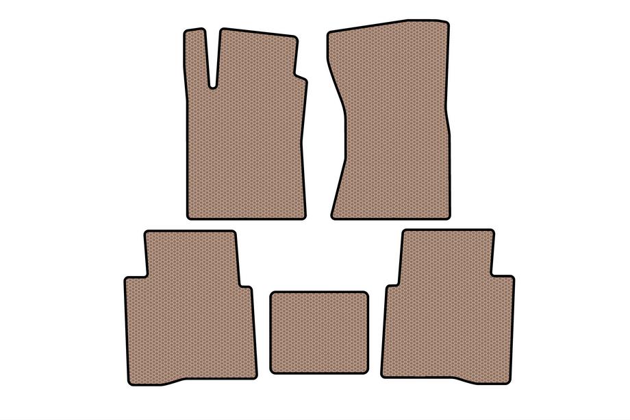 Toyota Fortuner 2006–2015 Gummimattor Carsuit (Beige) Image