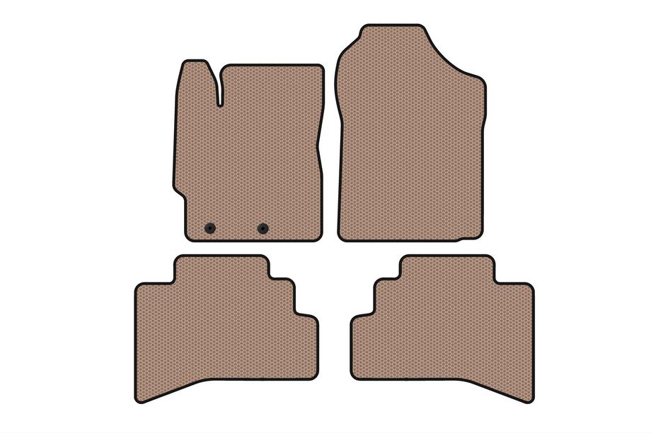 Toyota Prius C 2012–2019 Gummimattor Carsuit (Beige) Image