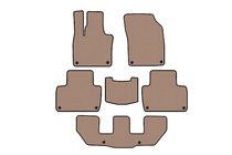 Volvo XC90 2015– Carsuit gummimattor till kupén (3 rader, beige) foto 1