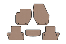 Volvo V60 2011–2018 Gummimattor Carsuit (SW, beige) foto 1