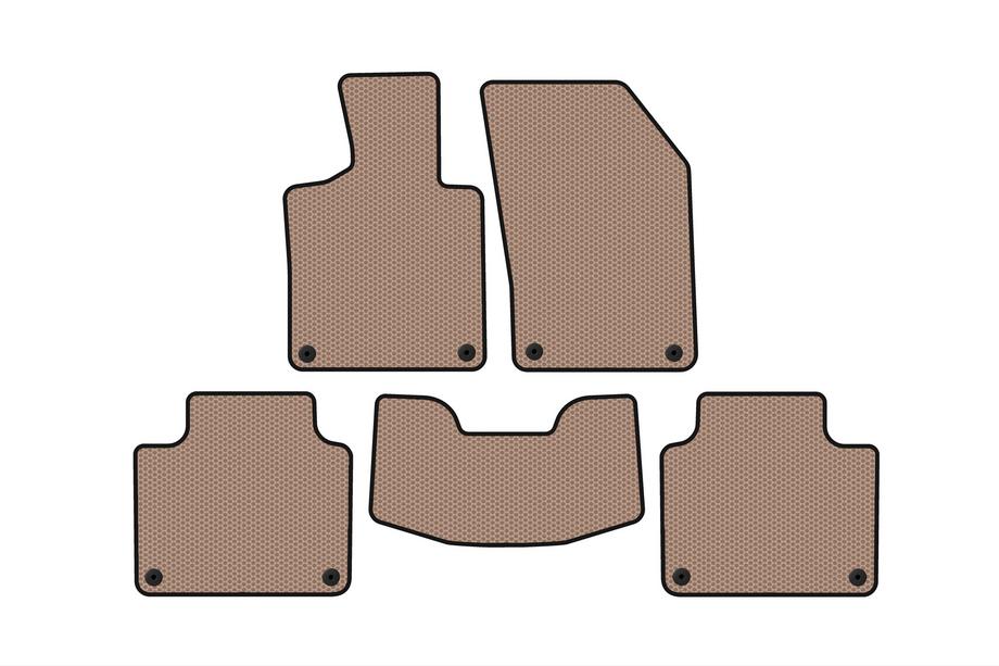 Volvo V90 1997–1998 Gummimattor Carsuit (SW, beige) Image