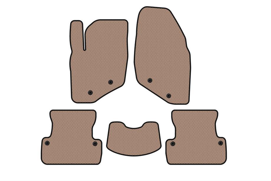Volvo S60 2000–2009 Gummimattor Carsuit (SD, beige) Image
