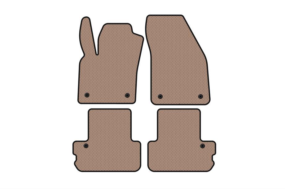 Volvo C70 2006–2010 Gummimattor Carsuit (Cabriolet, beige) Image