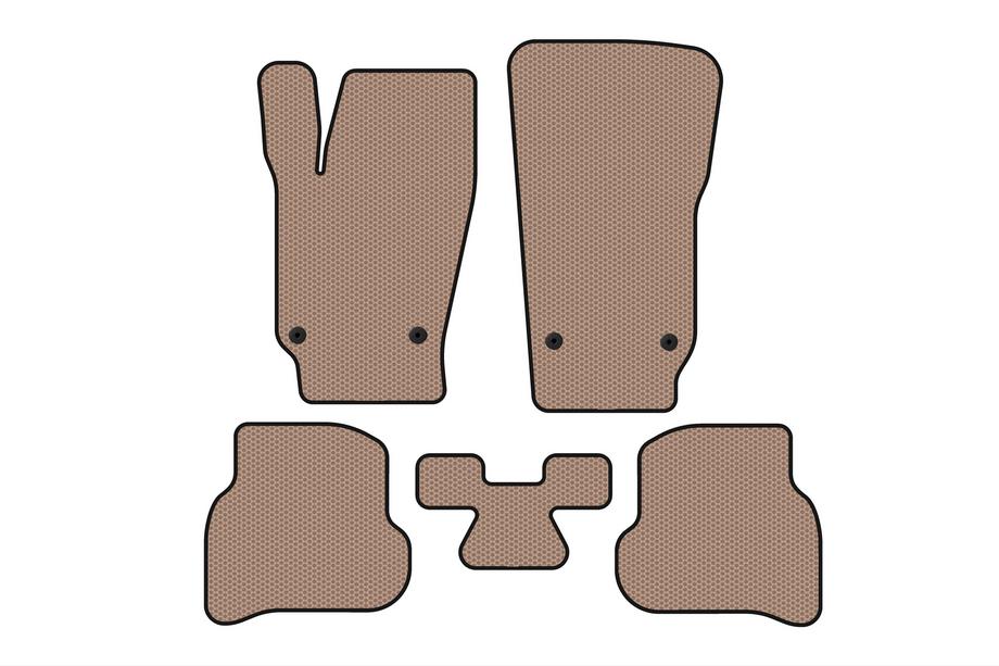 Volkswagen Polo 2010–2017 Gummimattor Carsuit (HB, 3/5-dörrars, beige) Image