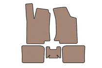 Volkswagen Golf 3 1991–2001 Gummimattor Carsuit (HB, 3-dörrars, beige) foto 1