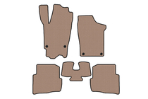 Volkswagen Fox 2003–2021 Gummimattor Carsuit (HB, 3-dörrars, beige) foto 1