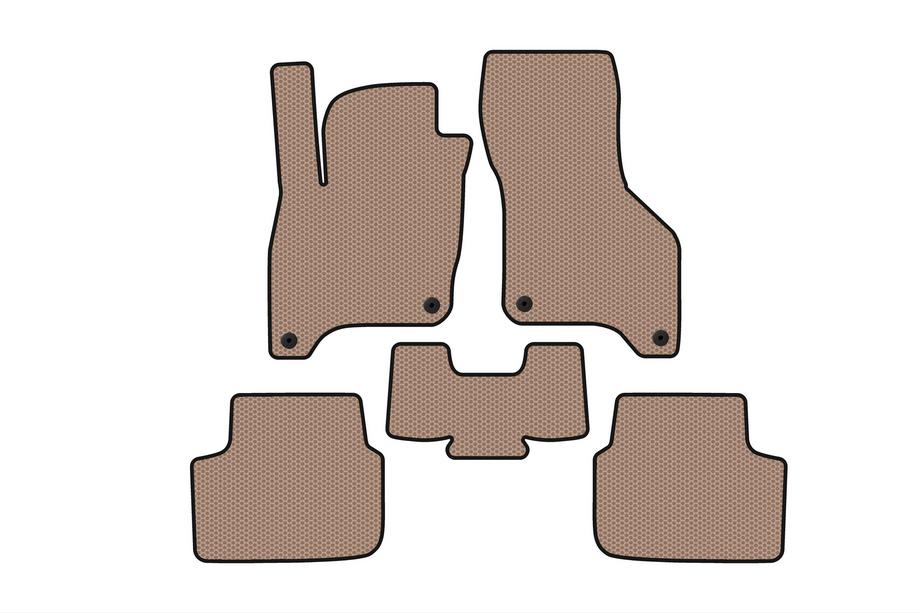 Volkswagen E-Bora 2019– Gummimattor Carsuit (SD, Elektro, beige) Image