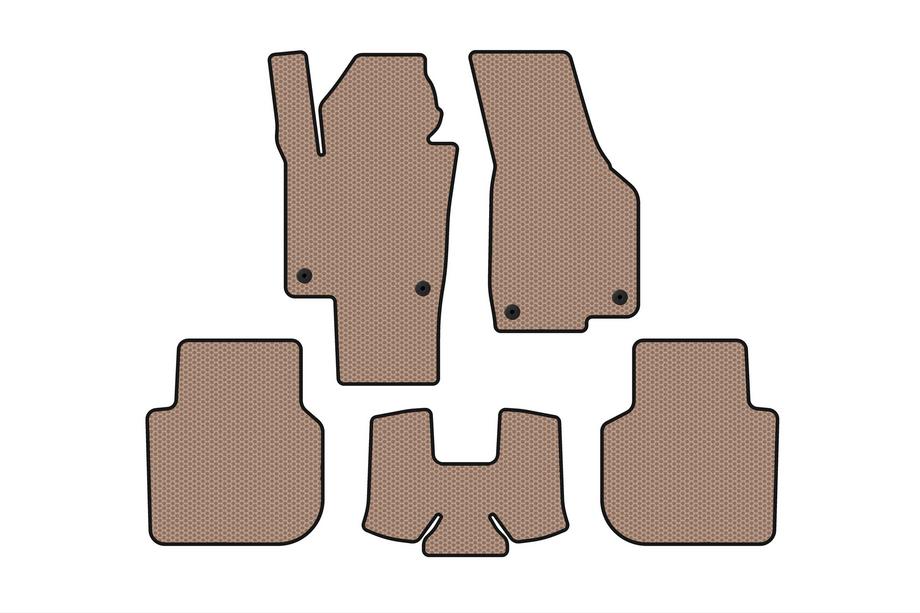 Volkswagen Passat B8 2015–2023 Gummimattor Carsuit (2015-2019, SD, beige) Image