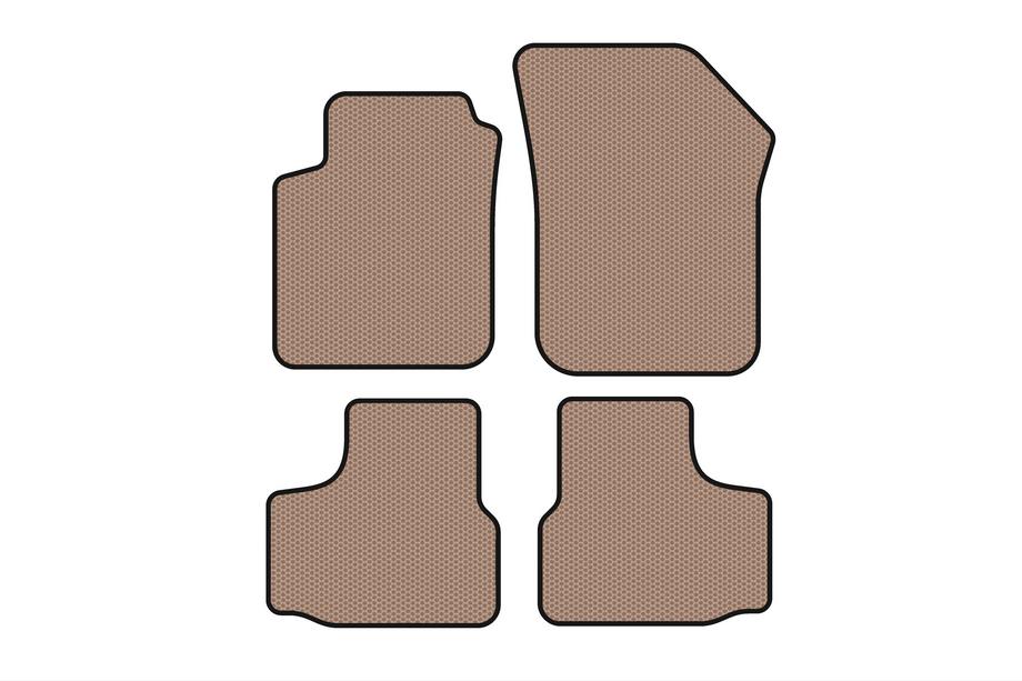 Volkswagen UP 2011–2023 Gummimattor Carsuit (Beige) Image