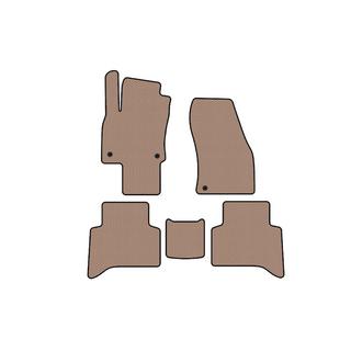 Gummimattor Carsuit (5-sits, beige) Volkswagen Touran 2015– foto 1