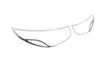 Hyundai IX-35 2010–2015 Kromade strålkastarlistor (2013-2015, 2 st, plast) foto 8