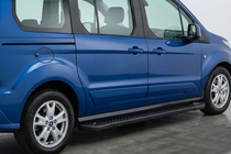 Ford Connect 2014–2021 Sidosteg Allmond Black (2 st, aluminium) foto 1