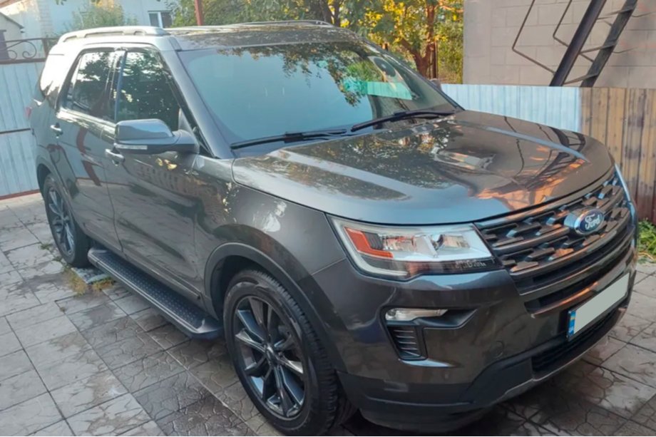 Ford Explorer 2011–2019 Sidosteg Allmond Black (2 st, aluminium) Image