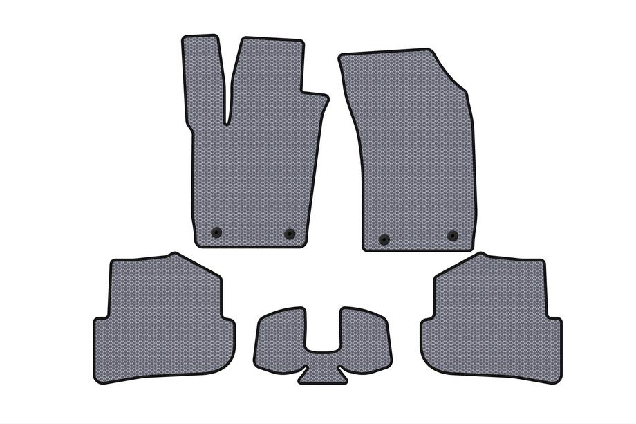 Audi A1 2010–2018 Gummimattor Carsuit (HB, 3-dörrars, grå) Image