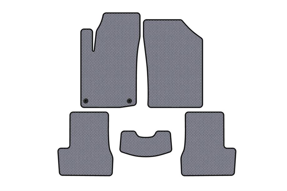 Citroen C-3 2009–2016 Carsuit gummimattor (HB, grå) Image