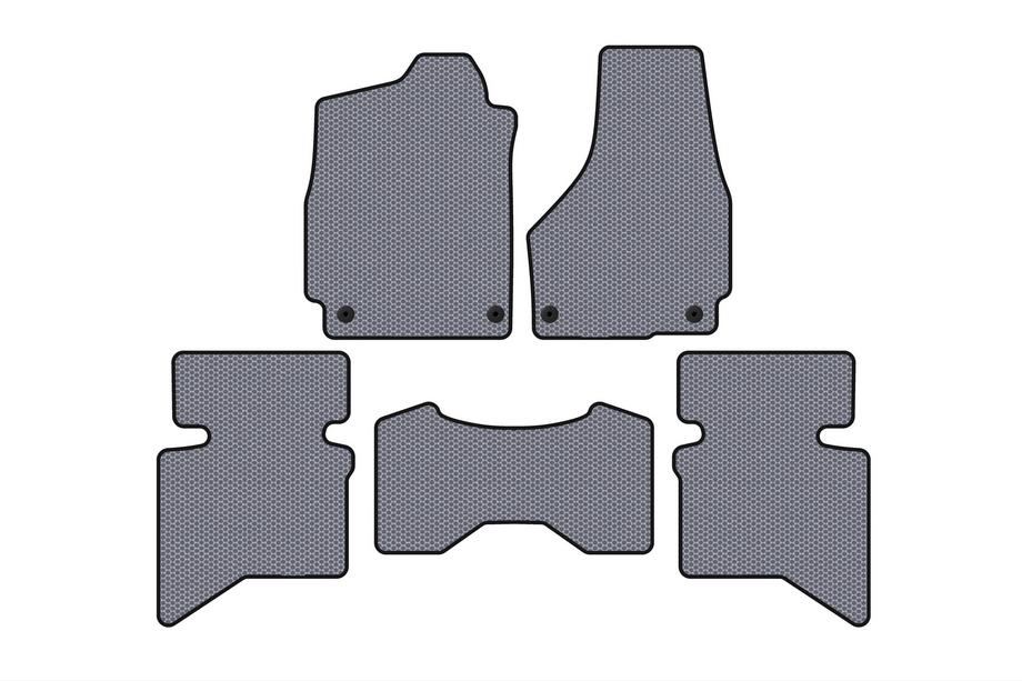 Dodge RAM (DS/DJ/D2) 2009–2024 Carsuit gummimattor för kupé (2009+, 5-sits/4-sits hytt, grå) Image
